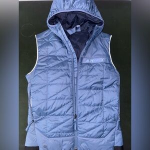 Adidas Terrex Quilted Vest in Navy Blue